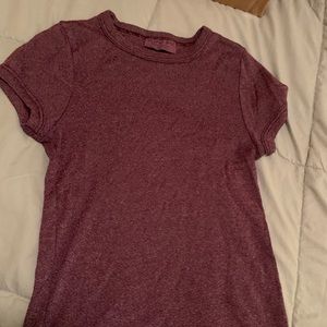 90s Vintage Michael Stars T-shirt maroon burgundy